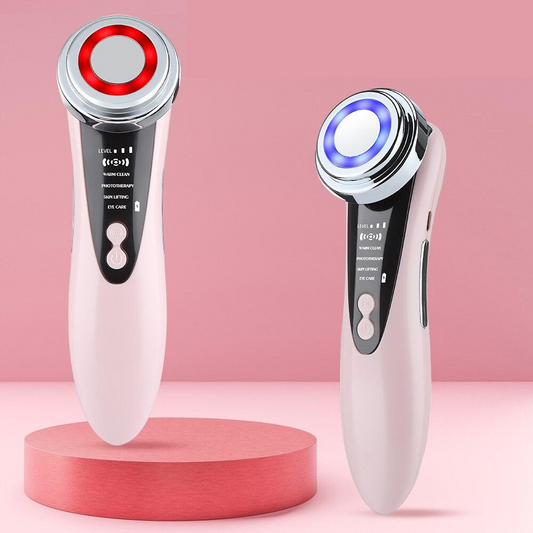 Multifunction Facial Massager 4 in 1 RF EMS Facial Radio Frequency